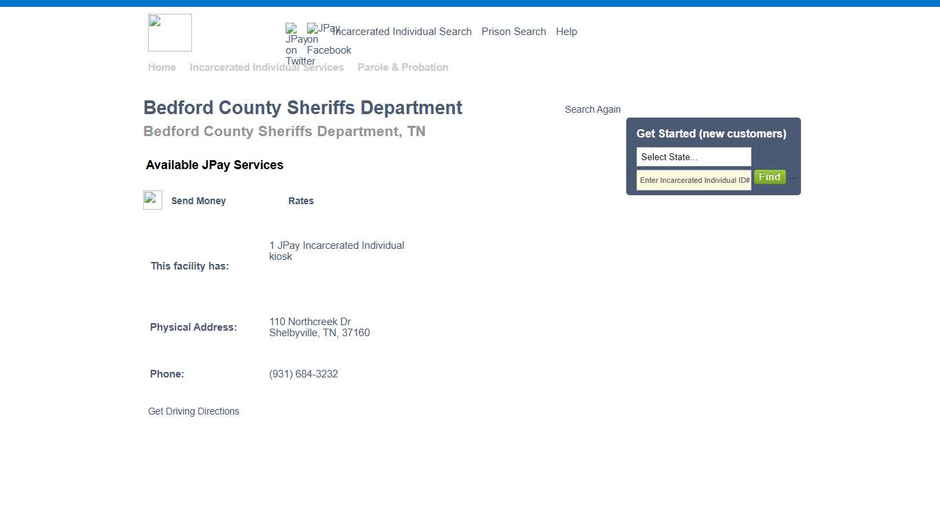 Bedford County Sheriffs Department
